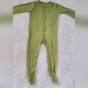 Kyte baby OLIVE  12-18m footie bamboo.